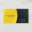 Search for black and yellow business cards Fashion