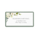 Search for green hydrangea return address labels Floral