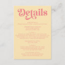 Search for retro wedding enclosure cards Modern