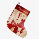 Search for western christmas stockings Cowhide