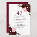 Search for 40th wedding anniversary invitations Ruby