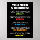 Search for health and wealth posters Motivational