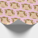 Search for cute jungle animals wrapping paper Girl