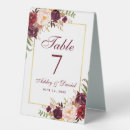 Search for gold and red table cards Rustic