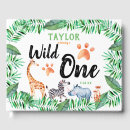 Search for 1st birthday guest books Wild one