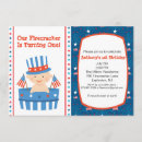 Search for patriotic 1st birthday invitations Usa