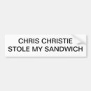 Search for chris christie bumper stickers Governor