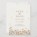Search for boho wedding save the dates Wildflower