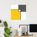 Search for yellow and grey posters Minimalist