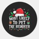 Search for family pet stickers Santa