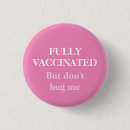 Search for no hugs badges Vaccine