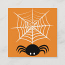 Search for spider web business cards Black