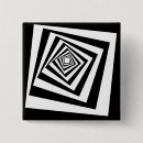 Search for optical illusions badges Black and white