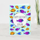 Search for tropical fish birthday cards Sea