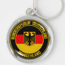 Search for germany round key rings World flags
