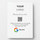 Search for logo plaques Google review
