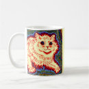 Search for psychedelic cat mugs Louis wain