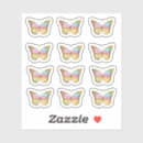 Search for colourful insect stickers Butterfly
