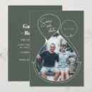 Search for forest green save the dates Elegant