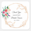 Search for rose bridal shower stickers White