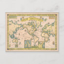 Search for historical world map postcards Decorative maps