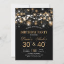 Search for combination invitations Gold glitter