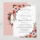 Search for blush and silver wedding invitations Elegant
