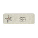 Search for burlap wedding return address labels Elegant