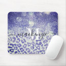 Search for blue leopard print mouse mats Glitter