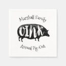 Search for pig napkins Bbq