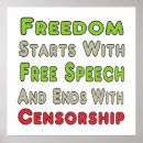 Search for free speech posters Freedom