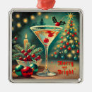 Search for cocktail christmas tree decorations Mid century