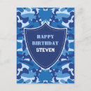 Search for army birthday cards Blue