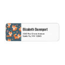 Search for woodland creature return address labels Whimsical