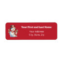 Search for crimson return address labels Stylish