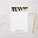 Search for black and white stationery paper Music