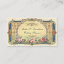 Search for victorian business cards Pink roses