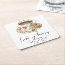 Search for love is brewing coasters Coffee bridal shower