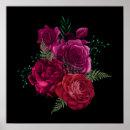 Search for dark red background posters Floral