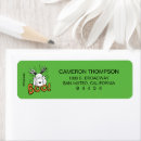 Search for classic cartoon return address labels Charles schulz