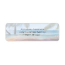Search for palm tree wedding return address labels Ocean