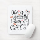 Search for funny slogans mouse mats Cat