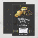 Search for gold halloween invitations Glitter