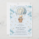 Search for ballons baby shower invitations Blue
