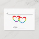 Search for gay place cards Rainbow