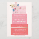 Search for cake bridal shower invitations Fancy