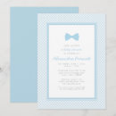 Search for bow tie baby shower invitations Seersucker