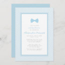 Search for bow tie baby shower invitations Seersucker