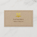 Search for pastry chef business cards Elegant