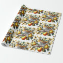 Search for partridge wrapping paper Gold